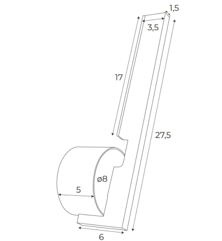 MAXLIGHT W0346 Aplice MERANO I NEGRU [3]