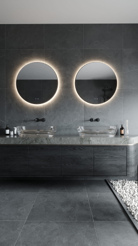 Oglinzi - MAXLIGHT W0387 MIRROR DIAM 80 cm - OGLINDA BAIE