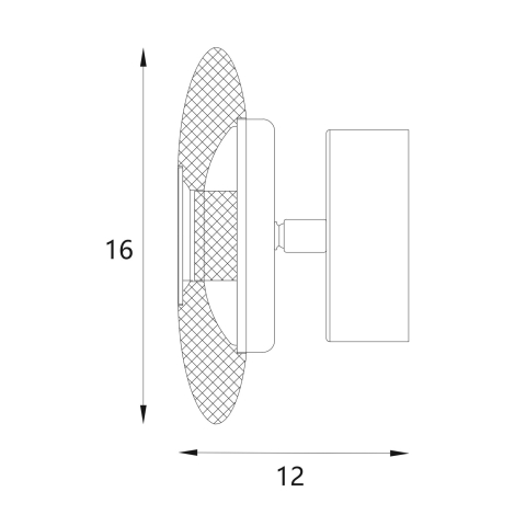 MAXLIGHT W0424 Aplice  LUNARIS  6W [1]
