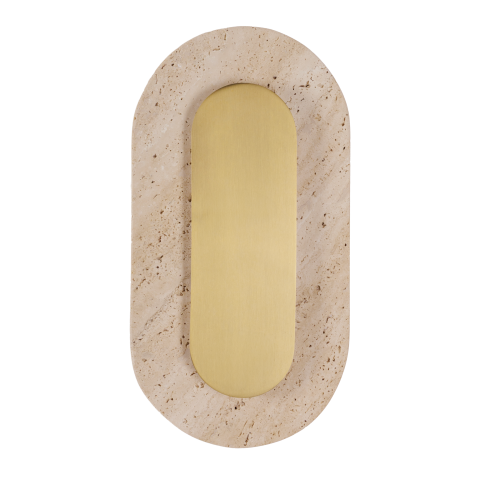 MAXLIGHT W0478 TRAVERTINO OVAL - aplica moderna