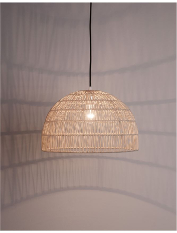 MELODY suspensie SP1 - 9586446 - Natural Ratan Black Fabric Wire & Base [6]