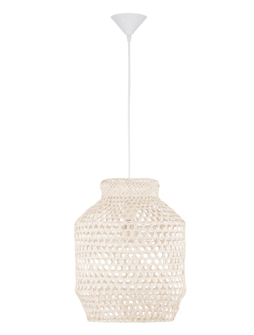 MIA suspensie SP1 - 9586596 - Ivory Bamboo White Fabric Wire & Base [1]