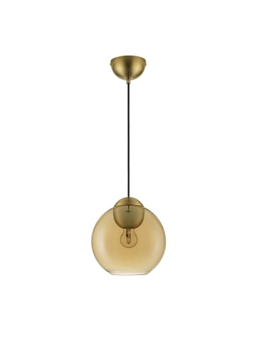 MIDORI suspensie SP1 - 9009239 - Brass Gold Metal & Amber Glass [1]