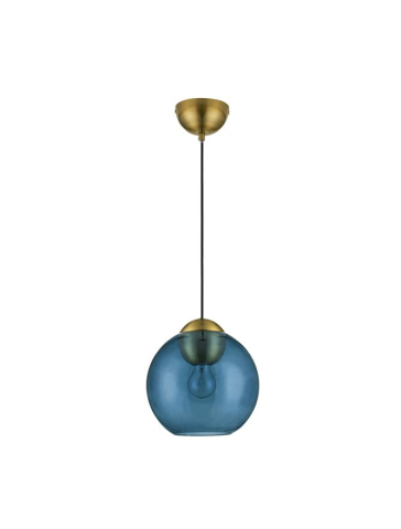 MIDORI suspensie SP1 - 9009240 - Brass Gold Metal & Dark Blue Glass [1]