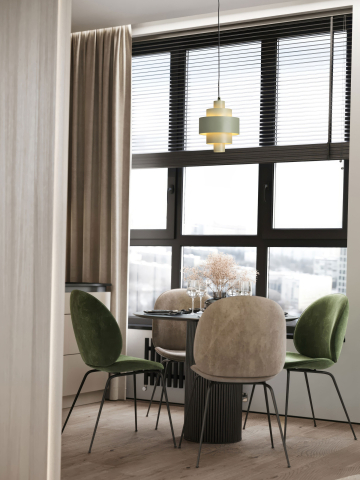 MINDY 1 light green - suspensie moderna