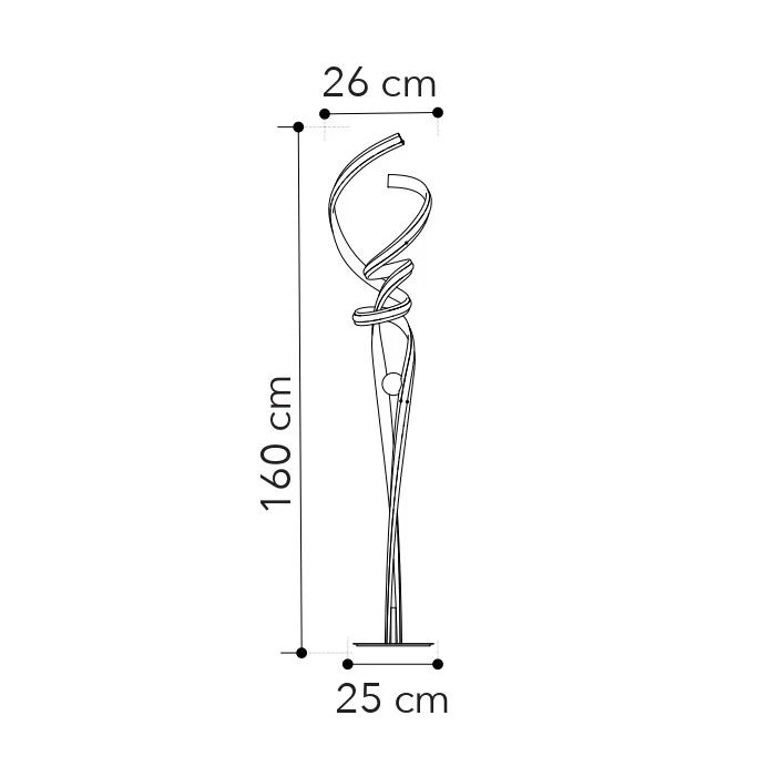 MYSTRAL LED floor lamp with CCT switch (lampadar) -LED-MYSTRAL-PT [1]