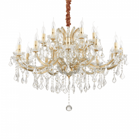 Candelabre - CANDELABRU CLASIC CU CRISTAL NAPOLEON SP18 AURIU - IDEAL lUX