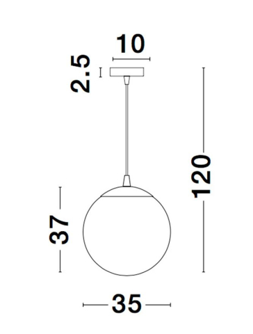 NAZIO suspensie SP1 -  9080351 - Gradient Copper Glass Chrome Aluminium [3]