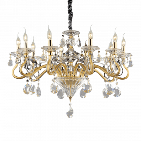 Candelabre - LUSTRA CLASICA CRISTALE NEGRESCO SP10 - IDEAL-LUX