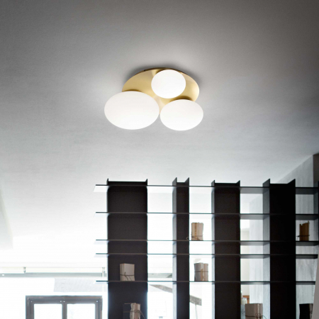 Aplice - Aplica/plafoniera moderna NINFEA PL3 - IDEAL-LUX