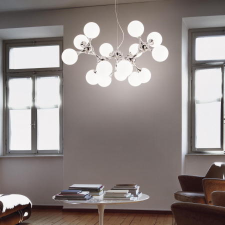 SUSPENSIE MODERNA NODI SP15 BIANCO IDEAL-LUX [1]