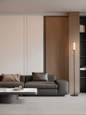 NOIR 1 black - lampadar modern