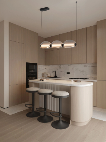 Lustre simple (suspensie) - NOIR 1 black - suspensie moderna liniara ORZ