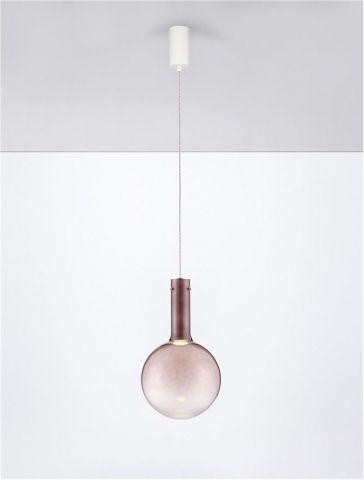 Nostos SP1 d25 - suspensie moderna - brown - Nova Luce 9030543 [1]
