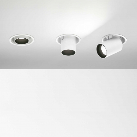 Spot incastrat NOVA 12W unghi 38 grade alb/negru [1]