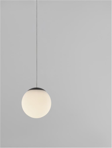 NUVOLE suspensie SP1 - 9061435 - Sandy Black Aluminium & Opal Glass [3]