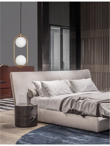 OBITAR suspensie SP2 - 9988171 - Opal Glass Brass Gold Metal