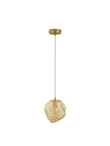 ODELLE suspensie SP1 - 9009253 - Brass Gold Metal & Amber Glass [1]