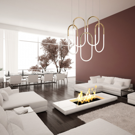 Candelabre - CORP DE ILUMINAT MODERN CU LED OLIVIA - P0430D MAX LIGHT