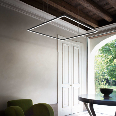 SUSPENSIE MODERNA/TEHNICA ORACLE SLIM D90 square 3000K - IDEAL-LUX [3]