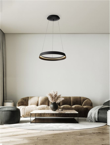 Corpuri pt interior - ORMI SP45 - Sandy Black Aluminium & Acrylic