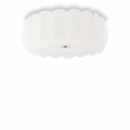 Plafoniere - PLAFONIERA MODERNA OVALINO PL8 - IDEAL-LUX