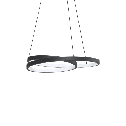 Corpuri pt interior - OZ SP D040 ON-OFF NERO 3000K - suspensie moderna LED