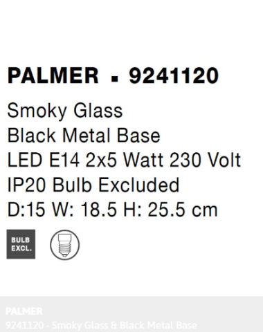 Palmer AP2 Smoky Glass [6]