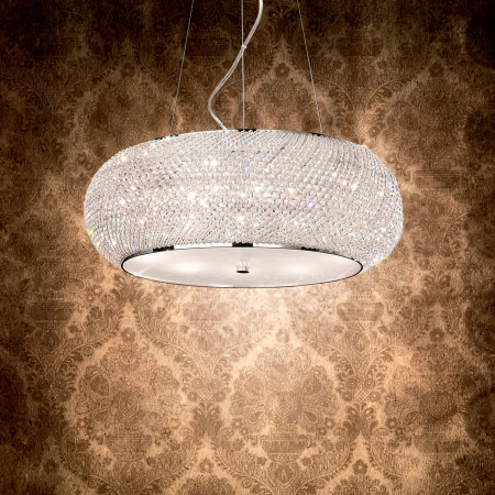 Candelabre - LUSTRA CLASICA CU CRISTALE PASHA SP14 - IDEAL-LUX