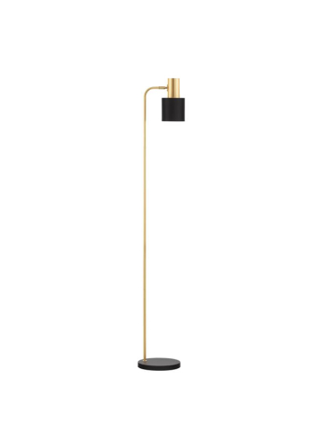PAZ LAMPADAR - 9050163 - Gold Metal Sandy Black Metal Shade [1]