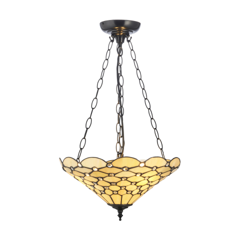 Lustre simple (suspensie) - Suspensie Pearl, 3 surse de lumină, model inversat