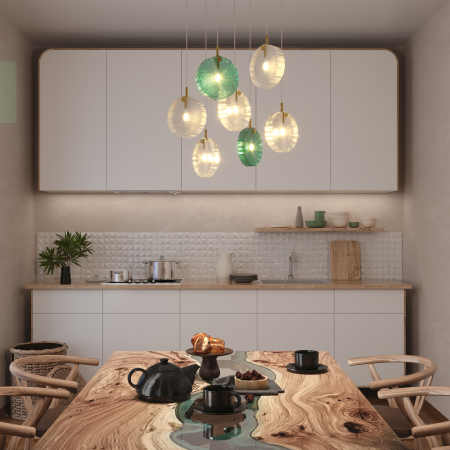 Pendant lamp Frozen MOD254PL-07BS - suspensie moderna [3]