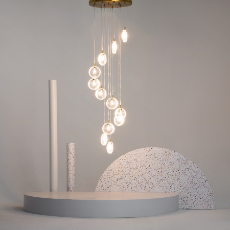 Pendant lamp Frozen MOD254PL-12BS - suspensie moderna [2]