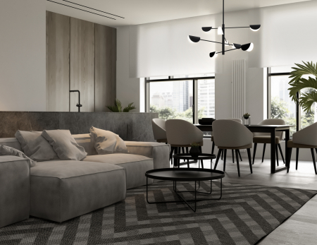 Chandelier Mollis MOD126PL-08B  - corpuri de iluminat moderne