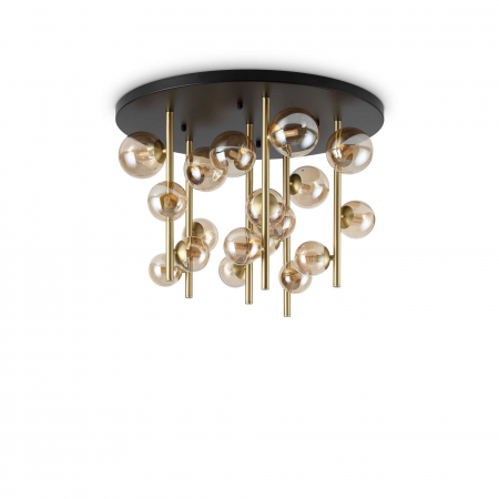 Plafoniere - Plafoniera moderna Perlage PL18 forma rotunda - Ideal -Lux