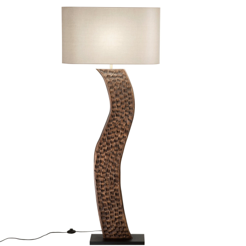 Lampadare - Piantana Acacia in legno Brown