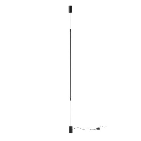 Decorative - PIANTANA LED GRAVITY NERA 15W 1728LM CCT 6X6X400CM