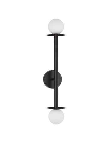 Aplice - PIELO AP2 - 9043317 - Sandy Black Metal Opal Glass