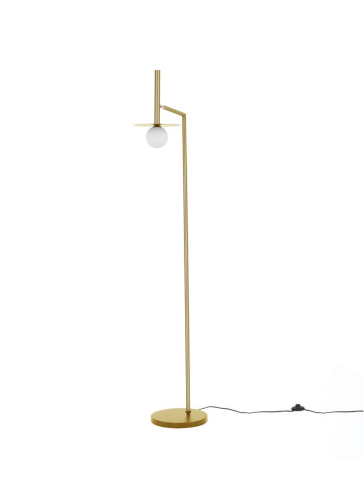 PIELO lampadar - 9043314 - Brass Gold Metal Opal Glass [1]