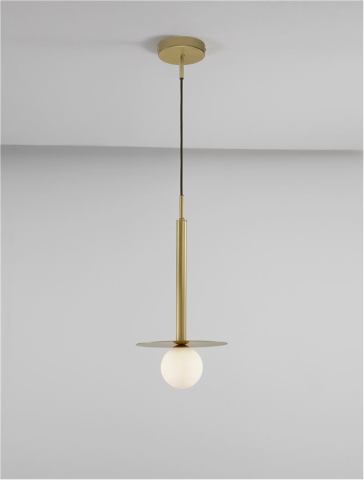 PIELO suspensie SP1 - 9043311 - Brass Gold Metal Opal Glass [3]