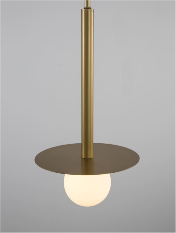 PIELO suspensie SP1 - 9043311 - Brass Gold Metal Opal Glass [4]