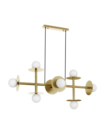 PIELO suspensie SP8 - 9043312 - Brass Gold Metal Opal Glass