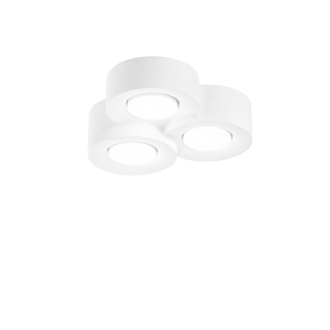 Plafoniere - PLAFONIERA ATHEN TONDABIANCA 3XGX53 26X24,5X7,3CM