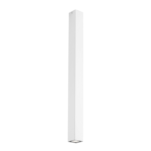 Plafoniere - PLAFONIERA FLUKE QUADRATA BIANCA 1XGU10 6X6X75CM