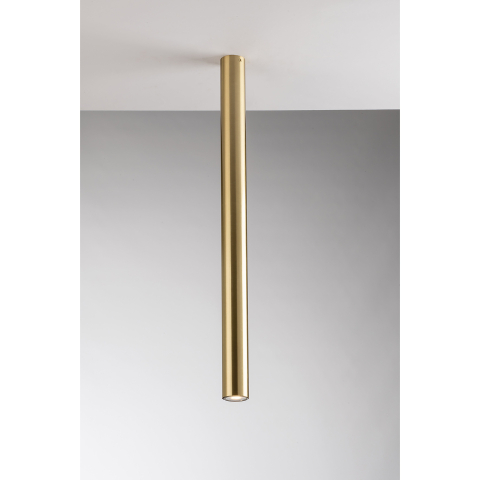 PLAFONIERA FLUKE TONDA ORO 1XGU10 5,5X5,5X75CM