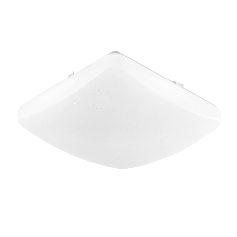 Plafoniere - PLAFONIERA LED MOON QUADRATA BIANCA 24W 3240LM CCT 3000/4000/6500K IP44 36X7,5X36CM