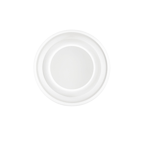 Plafoniere - PLAFONIERA LED NURAX TONDA BIANCA 45W 6160LM CCT 49,5X9,6CM