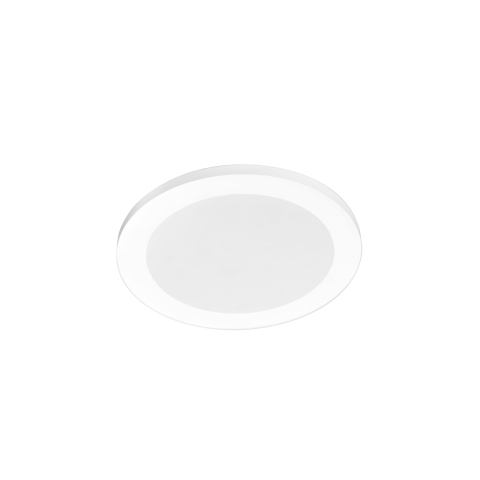 Plafoniere - PLAFONIERA LED SAMSARA BIANCA/LEGNO 35W 5300LM CCT 40X4,2CM