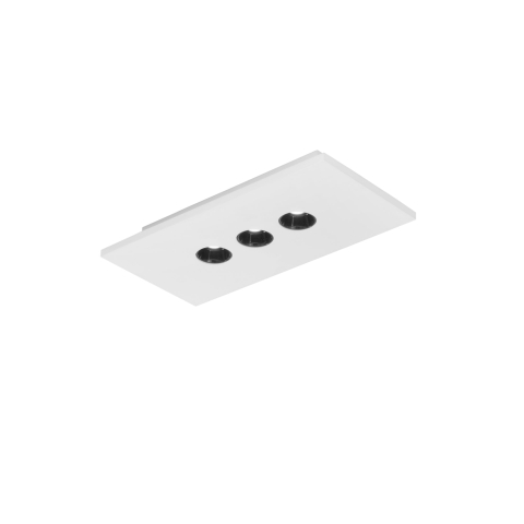 Plafoniere - PLAFONIERA LED XICO BIANCA 3X4W 840LM CCT 40X4,7X20CM