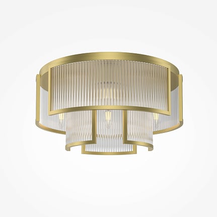 Decorative - Plafonieră Maytoni Frame auriu 6xE14 Ø554 mm MOD174CL-06MG